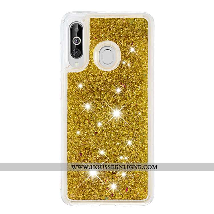 Housse Samsung Galaxy A60 Dessin Animé Tendance Incassable Étui Tout Compris Coque Quicksand Bleu