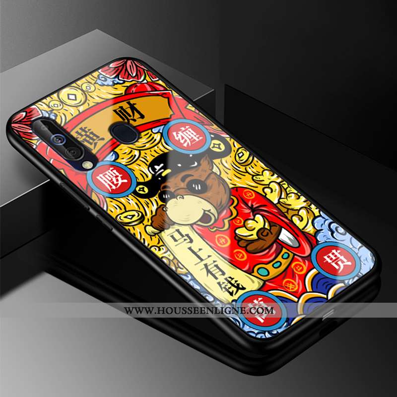 Housse Samsung Galaxy A60 Mode Protection Tout Compris Verre Style Chinois Étoile Rouge