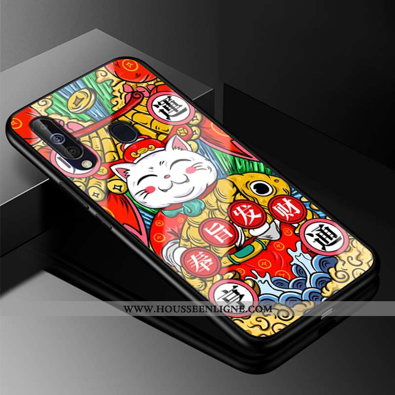 Housse Samsung Galaxy A60 Mode Protection Tout Compris Verre Style Chinois Étoile Rouge