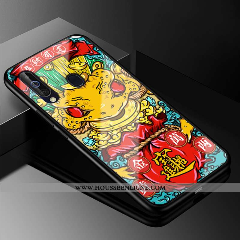 Housse Samsung Galaxy A60 Mode Protection Tout Compris Verre Style Chinois Étoile Rouge