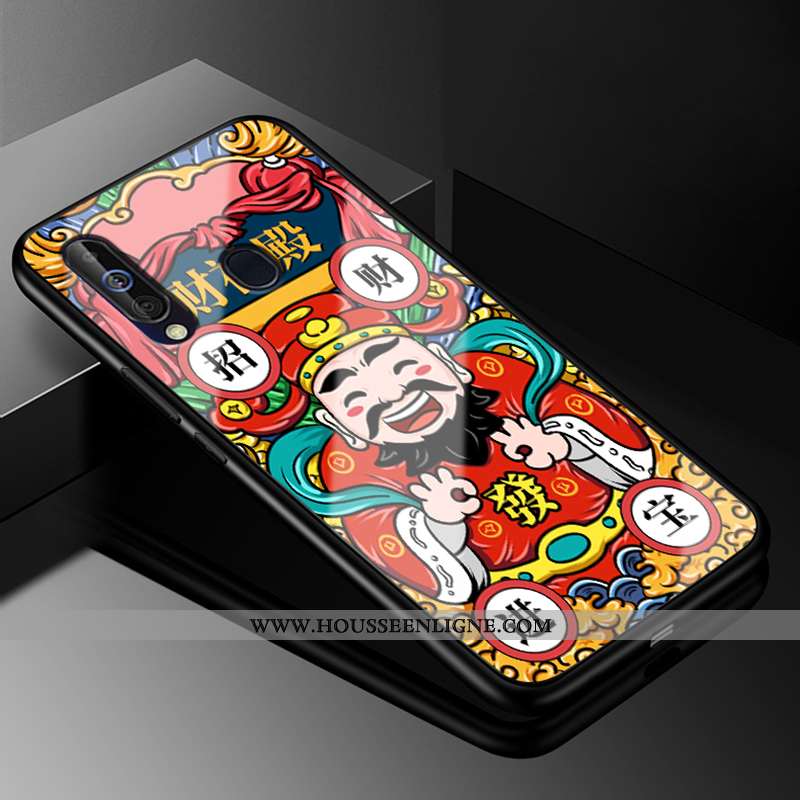 Housse Samsung Galaxy A60 Mode Protection Tout Compris Verre Style Chinois Étoile Rouge