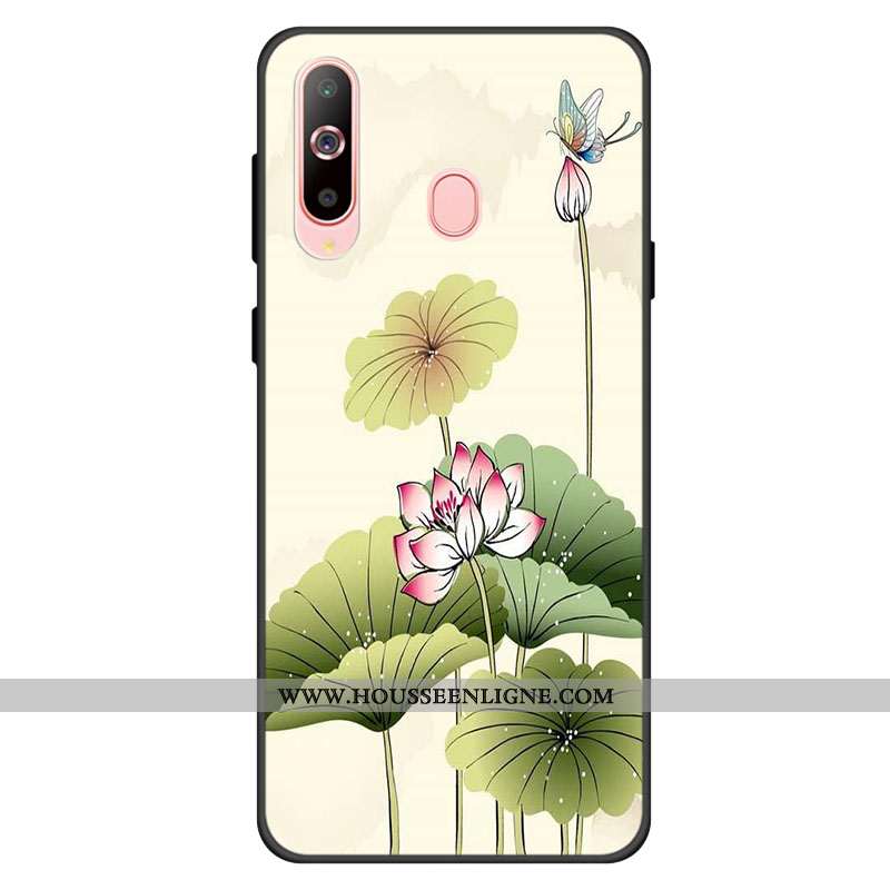 Housse Samsung Galaxy A60 Personnalité Fluide Doux Silicone Incassable Protection Téléphone Portable