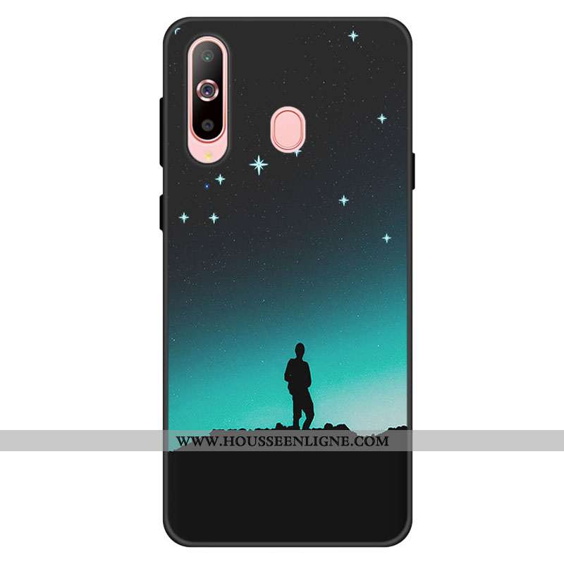 Housse Samsung Galaxy A60 Personnalité Fluide Doux Silicone Incassable Protection Téléphone Portable