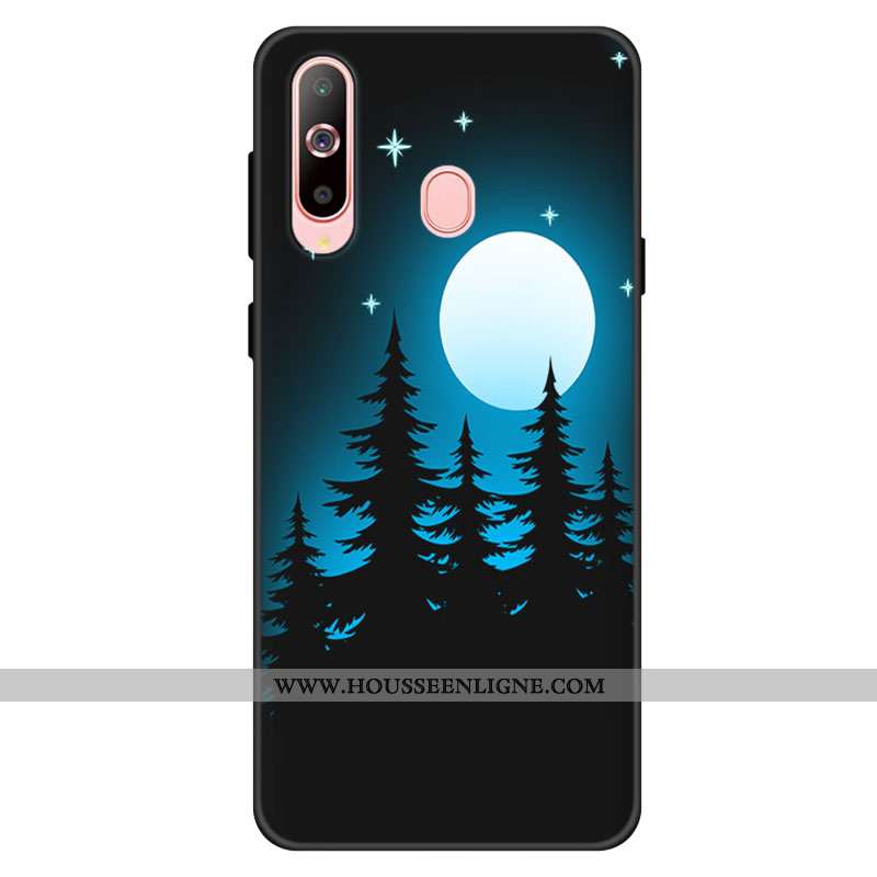 Housse Samsung Galaxy A60 Personnalité Fluide Doux Silicone Incassable Protection Téléphone Portable