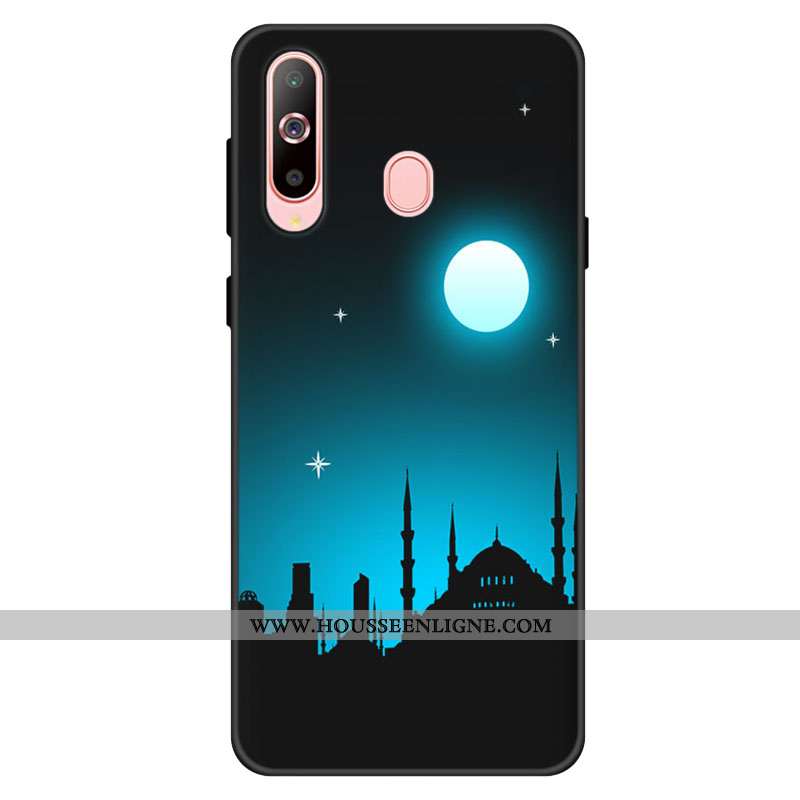 Housse Samsung Galaxy A60 Personnalité Fluide Doux Silicone Incassable Protection Téléphone Portable