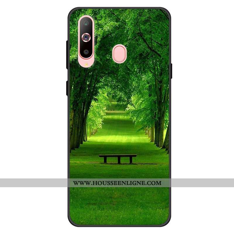 Housse Samsung Galaxy A60 Personnalité Fluide Doux Silicone Incassable Protection Téléphone Portable