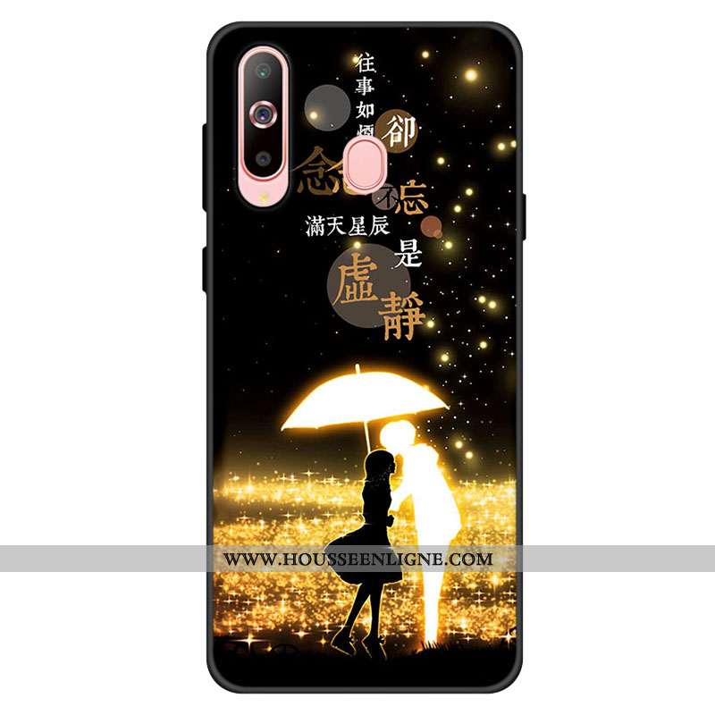 Housse Samsung Galaxy A60 Personnalité Fluide Doux Silicone Incassable Protection Téléphone Portable