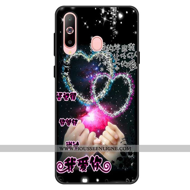 Housse Samsung Galaxy A60 Personnalité Fluide Doux Silicone Incassable Protection Téléphone Portable