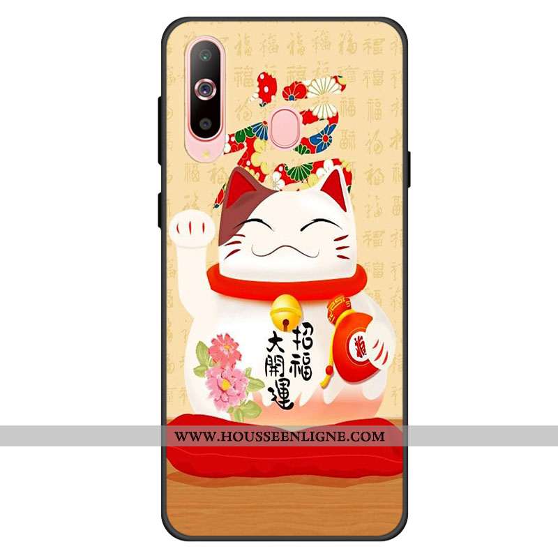 Housse Samsung Galaxy A60 Personnalité Fluide Doux Silicone Incassable Protection Téléphone Portable