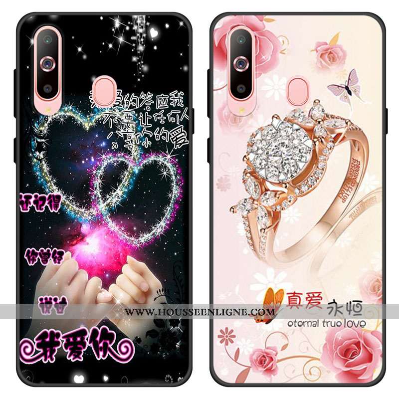 Housse Samsung Galaxy A60 Personnalité Fluide Doux Silicone Incassable Protection Téléphone Portable