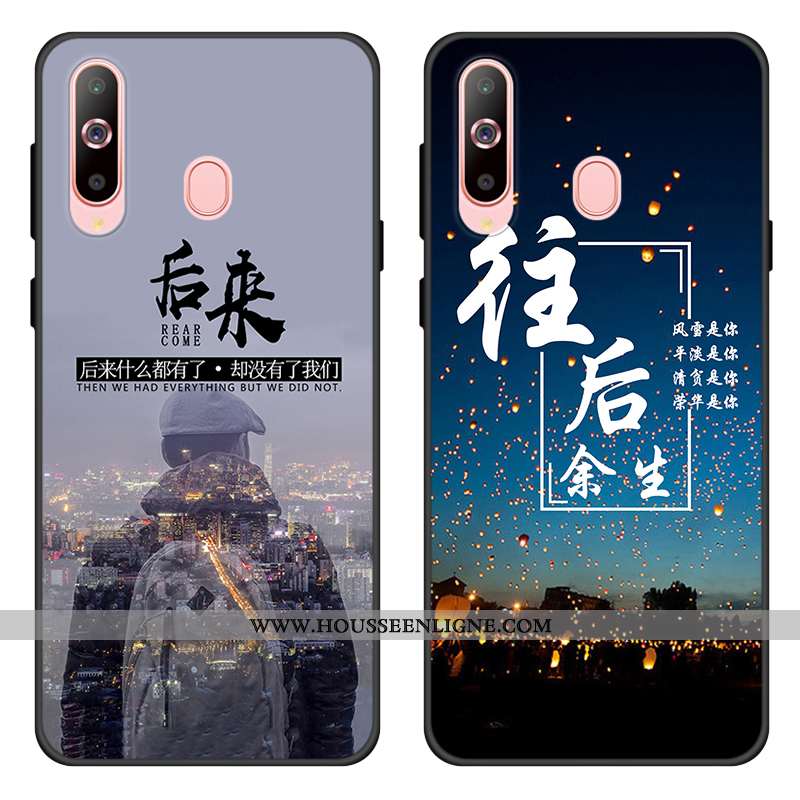 Housse Samsung Galaxy A60 Protection Fluide Doux Téléphone Portable Étoile Bleu Tout Compris Personn