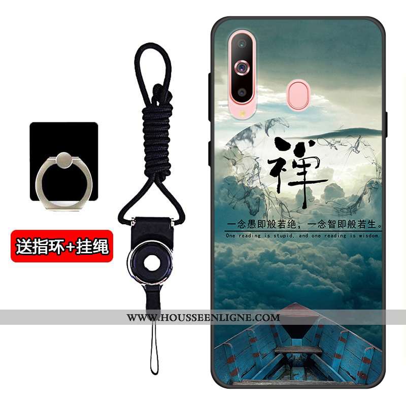 Housse Samsung Galaxy A60 Protection Fluide Doux Téléphone Portable Étoile Bleu Tout Compris Personn