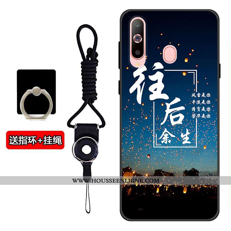 Housse Samsung Galaxy A60 Protection Fluide Doux Téléphone Portable Étoile Bleu Tout Compris Personn