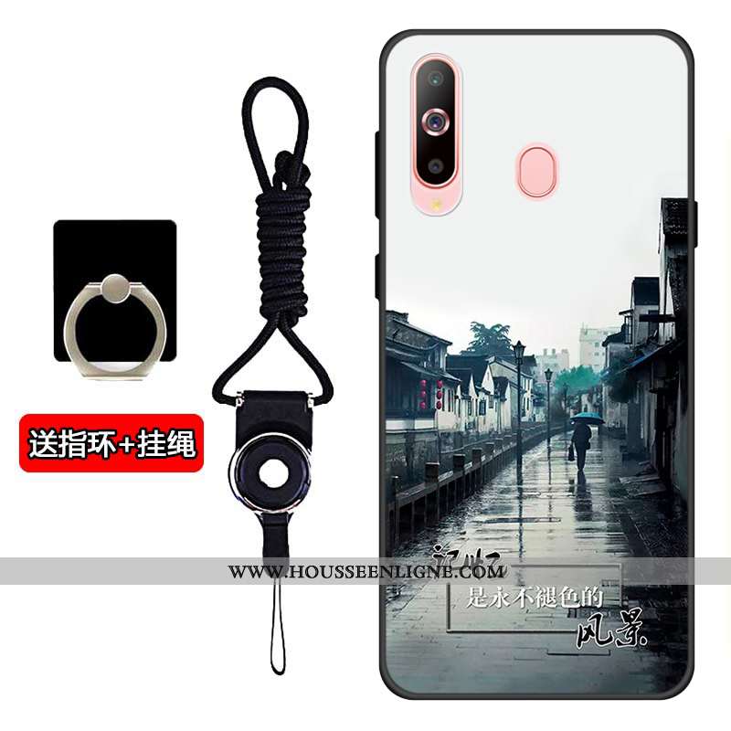 Housse Samsung Galaxy A60 Protection Fluide Doux Téléphone Portable Étoile Bleu Tout Compris Personn