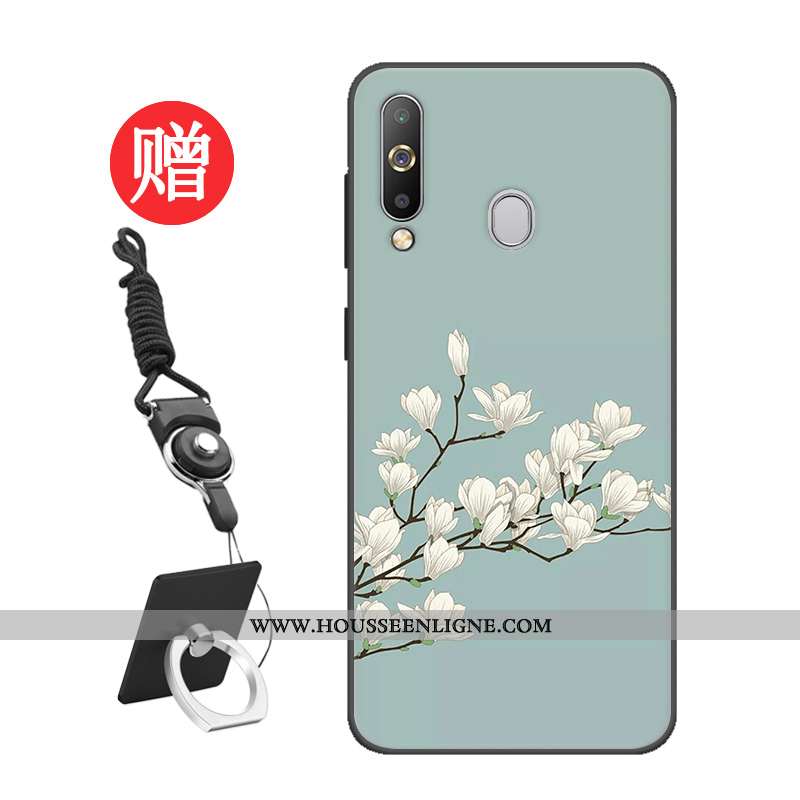 Housse Samsung Galaxy A60 Protection Tempérer Personnalisé Étoile Noir Étui Membrane