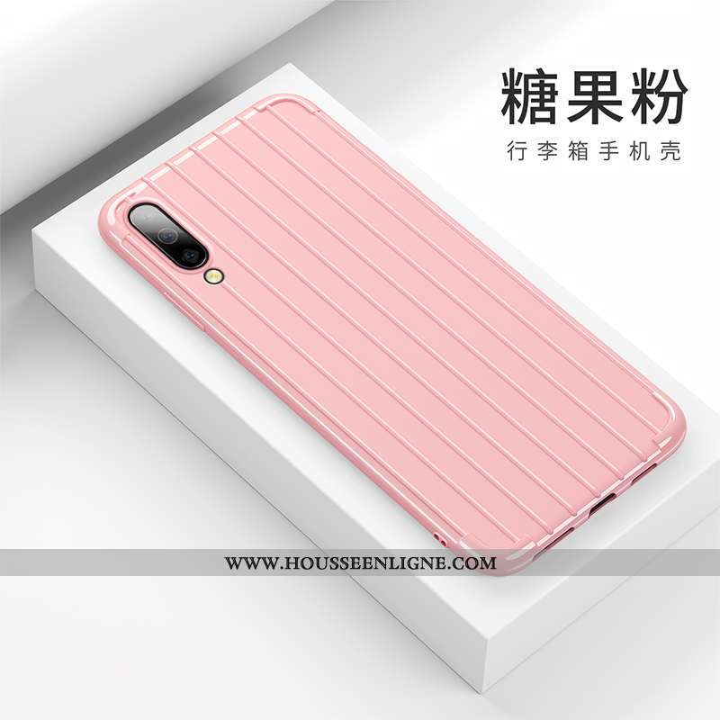 Housse Samsung Galaxy A70 Créatif Tendance Étui Incassable Net Rouge Jaune Silicone