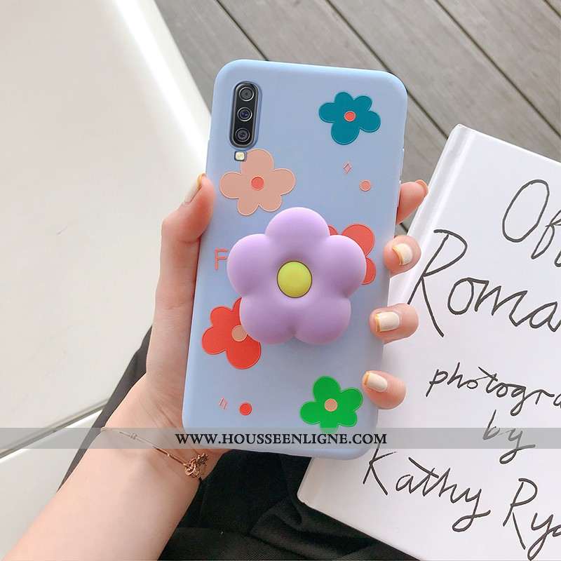 Housse Samsung Galaxy A70 Dessin Animé Charmant Incassable Tendance Support Silicone Téléphone Porta