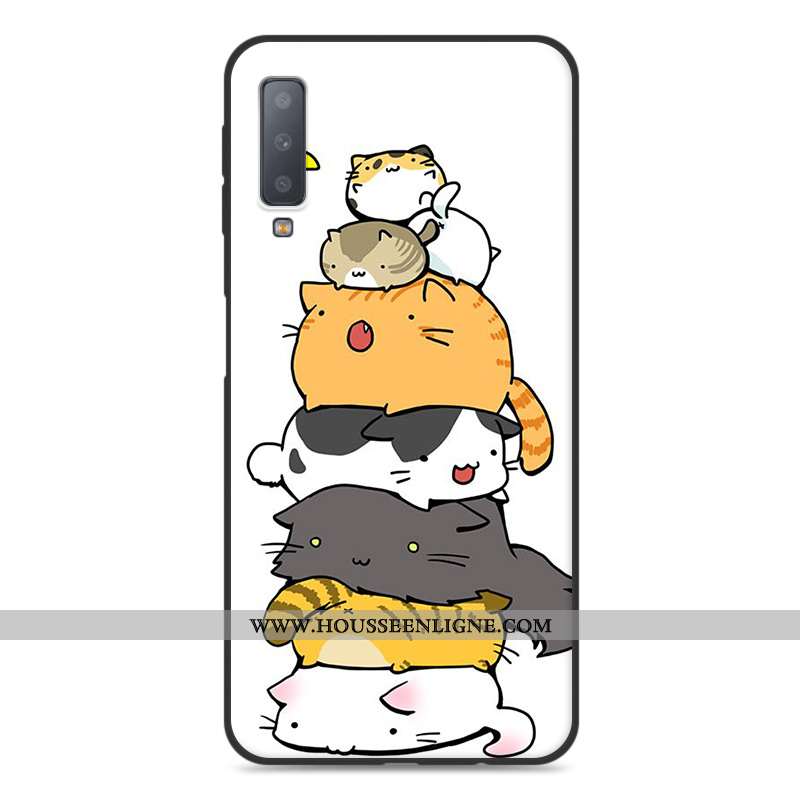 Housse Samsung Galaxy A70 Dessin Animé Silicone Téléphone Portable Protection Coque Incassable Étui 