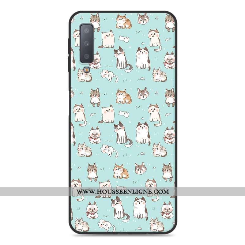 Housse Samsung Galaxy A70 Dessin Animé Silicone Téléphone Portable Protection Coque Incassable Étui 