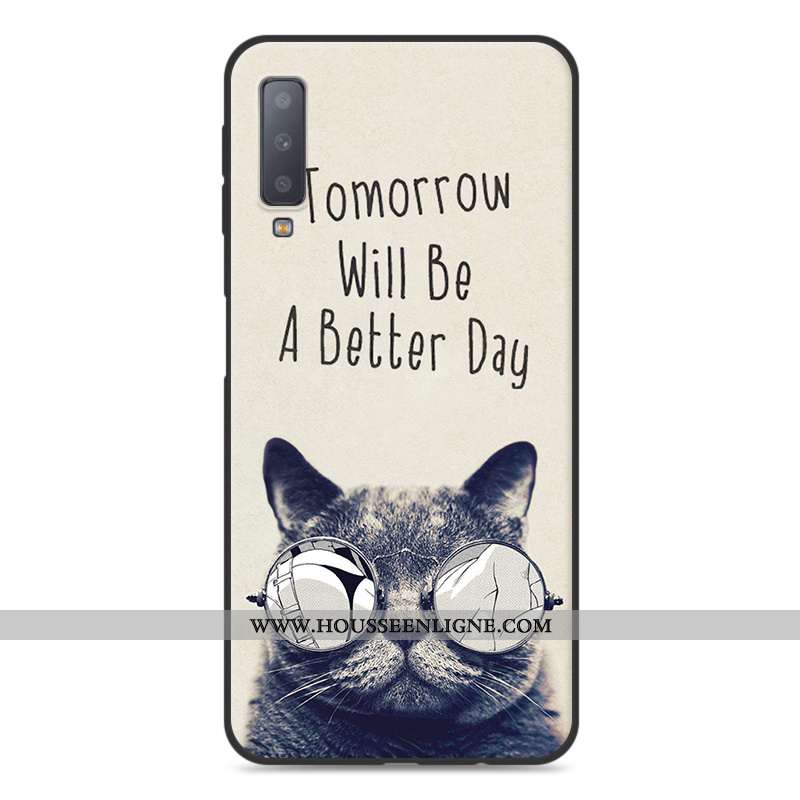 Housse Samsung Galaxy A70 Dessin Animé Silicone Téléphone Portable Protection Coque Incassable Étui 