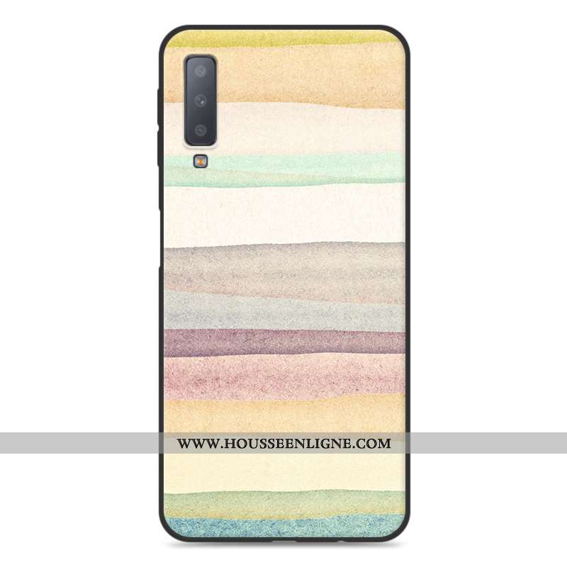 Housse Samsung Galaxy A70 Dessin Animé Silicone Téléphone Portable Protection Coque Incassable Étui 
