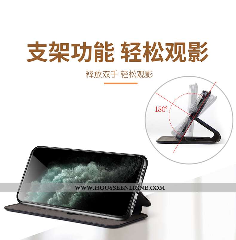 Housse Samsung Galaxy A70 Légère Cuir Business Étoile Bleu Ultra