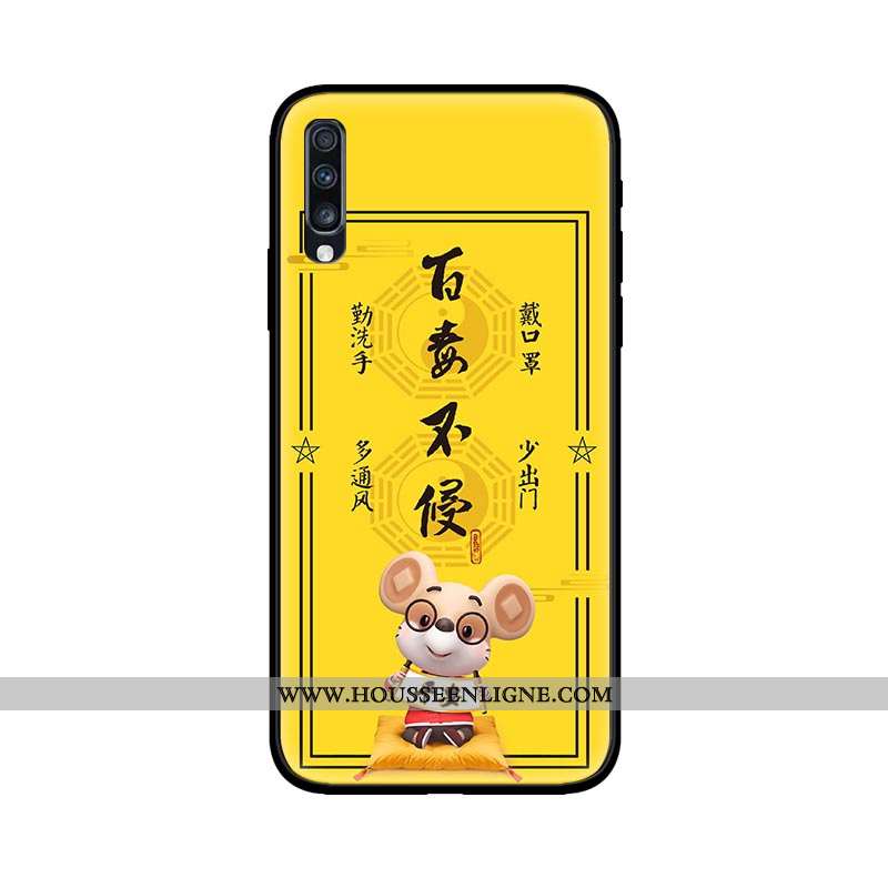 Housse Samsung Galaxy A70 Personnalité Créatif Étoile Protection Silicone Téléphone Portable Tendanc