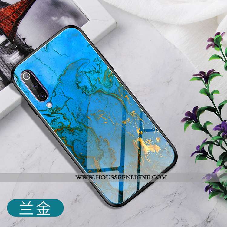 Housse Samsung Galaxy A70 Verre Dessin Animé Incassable Étui Nouveau Bordure Téléphone Portable Roug