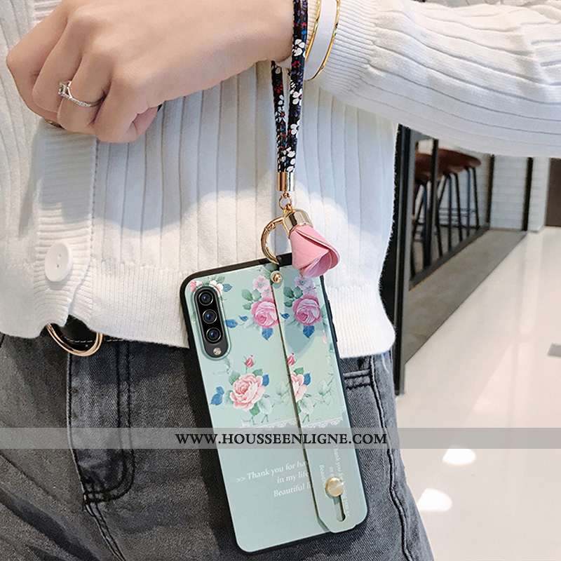 Housse Samsung Galaxy A70s Fluide Doux Silicone Amoureux Protection Légères Tendance Délavé En Daim 