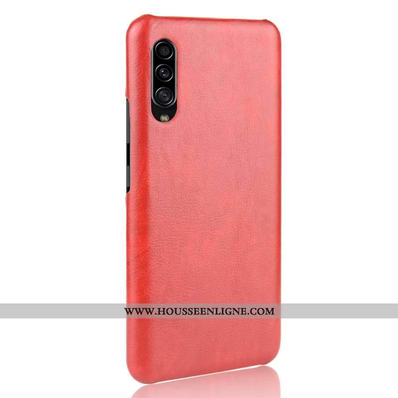 Housse Samsung Galaxy A70s Modèle Fleurie Protection Difficile Litchi Cuir Coque Qualité Bleu