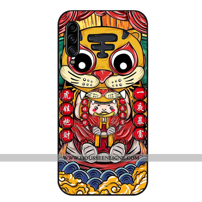 Housse Samsung Galaxy A70s Personnalité Créatif Silicone Tendance Coque Téléphone Portable Support R