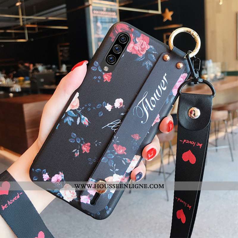 Housse Samsung Galaxy A70s Protection Ornements Suspendus Téléphone Portable Frais Bleu Étoile Tenda