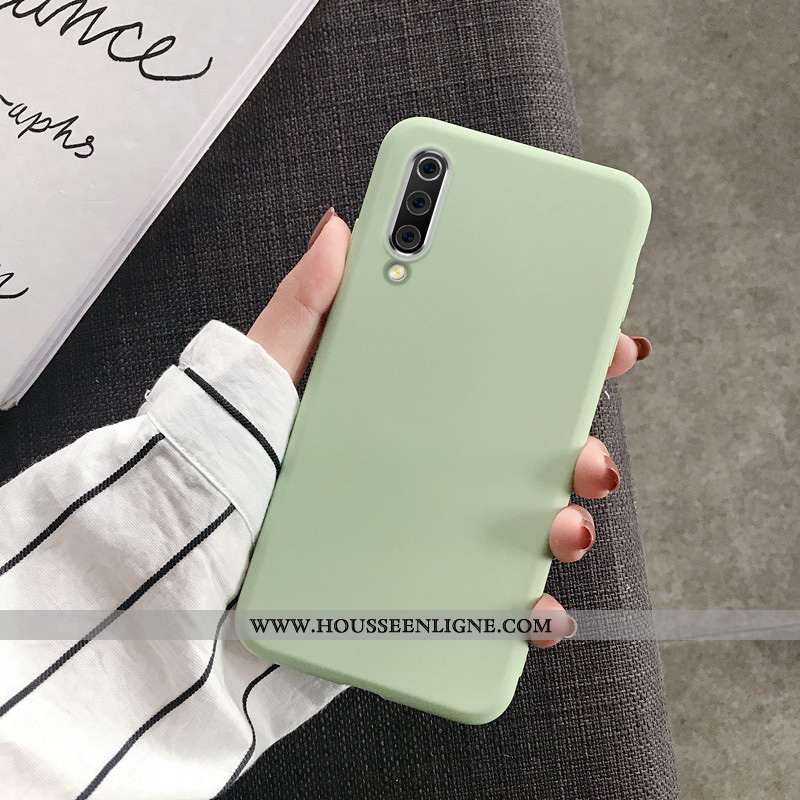 Housse Samsung Galaxy A70s Silicone Protection Tendance Coque Simple Tout Compris Rose