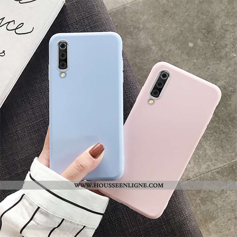 Housse Samsung Galaxy A70s Silicone Protection Tendance Coque Simple Tout Compris Rose