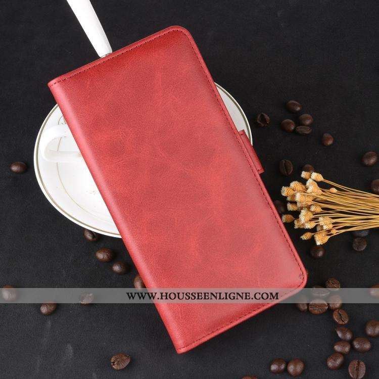 Housse Samsung Galaxy A71 Cuir Modèle Fleurie Support Une Agrafe Petit Étoile Marron