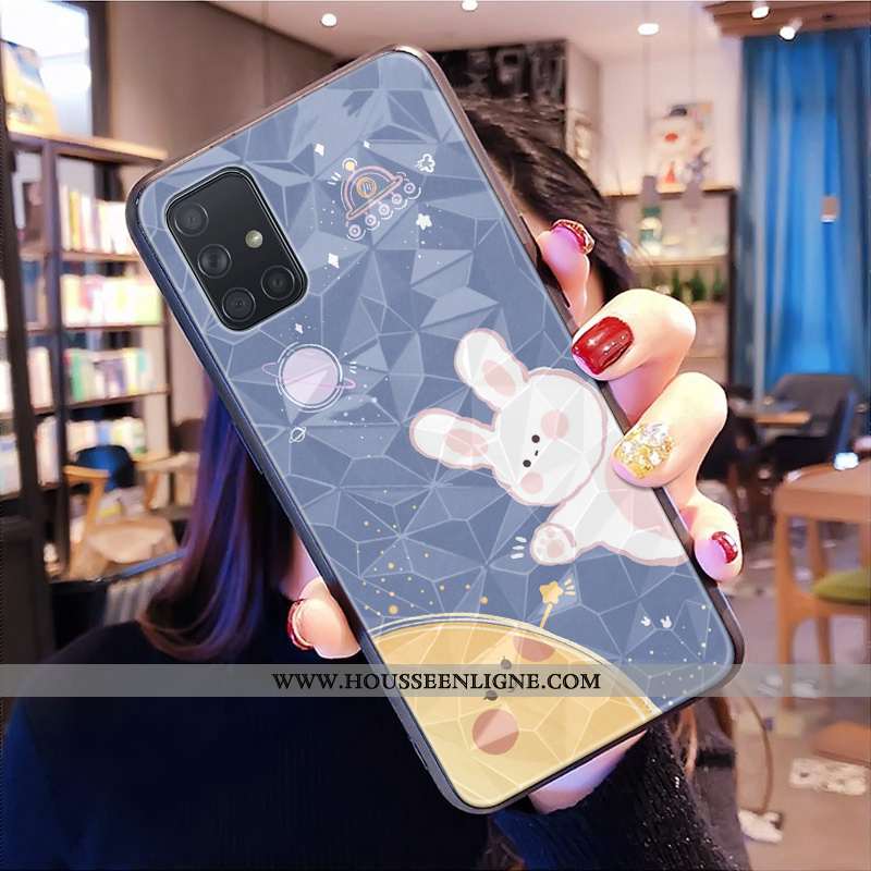 Housse Samsung Galaxy A71 Modèle Fleurie Dessin Animé Coque Petit Étoile Frais Personnalisé Jaune