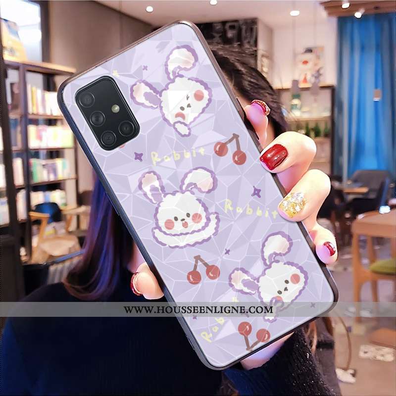 Housse Samsung Galaxy A71 Modèle Fleurie Dessin Animé Coque Petit Étoile Frais Personnalisé Jaune