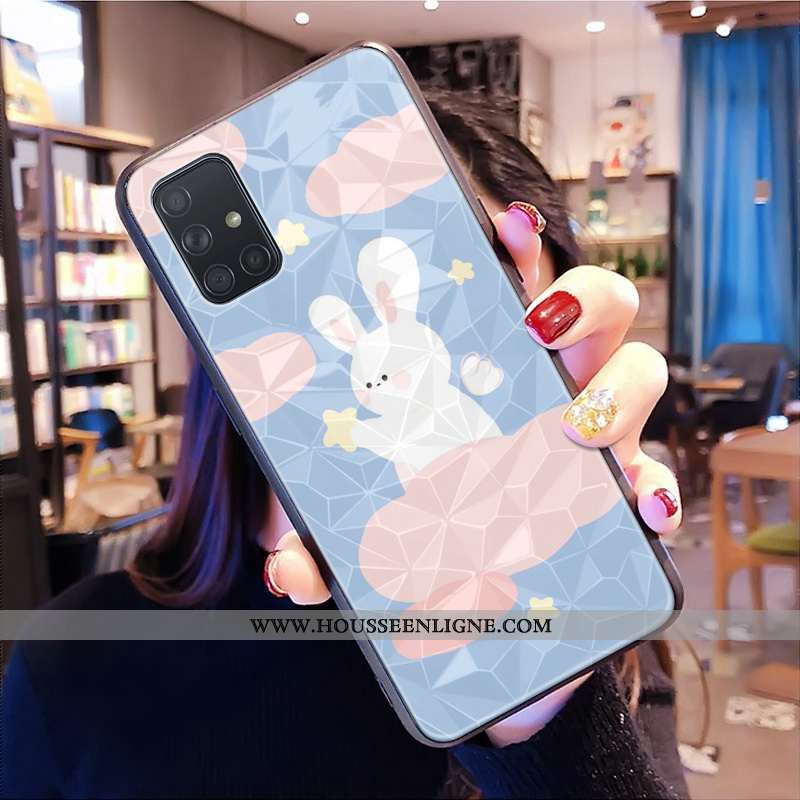 Housse Samsung Galaxy A71 Modèle Fleurie Dessin Animé Coque Petit Étoile Frais Personnalisé Jaune