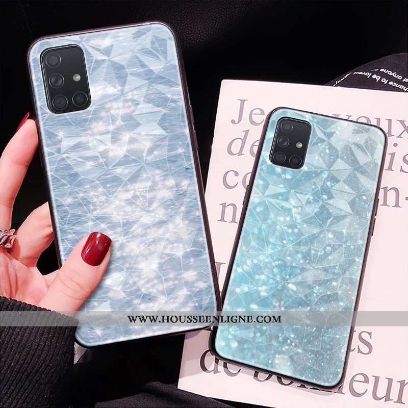 Housse Samsung Galaxy A71 Modèle Fleurie Fluide Doux Modèle Protection Incassable Étui Personnalisé 