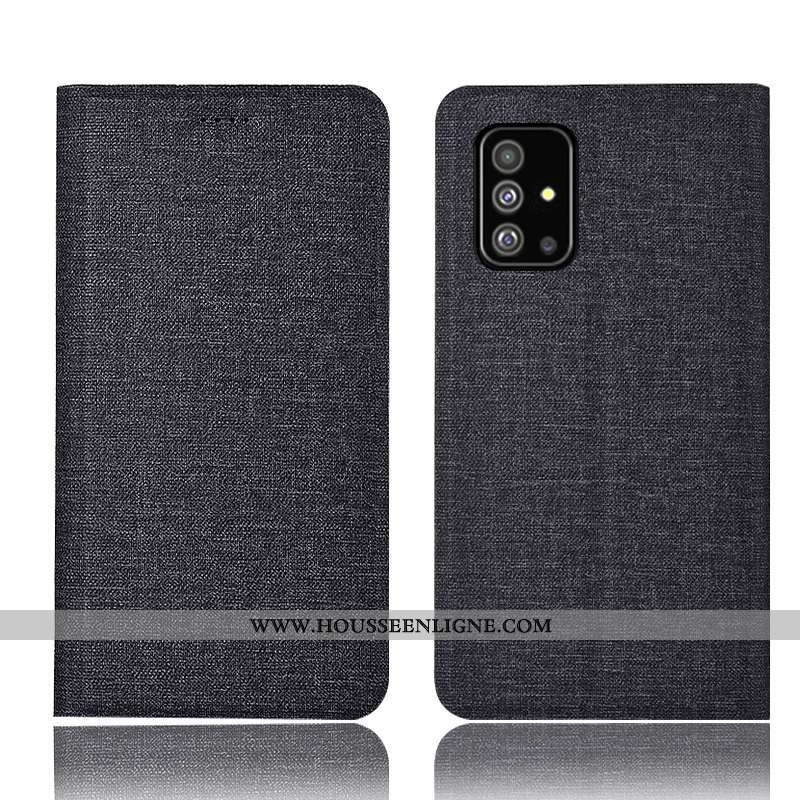 Housse Samsung Galaxy A71 Protection Cuir Téléphone Portable Rose Coque Étui