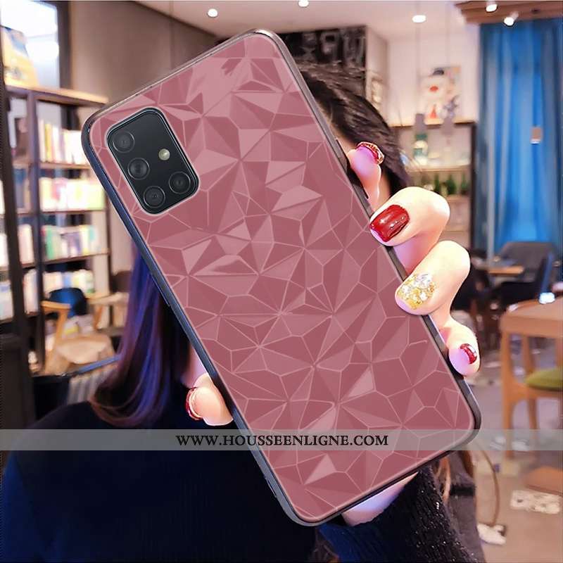 Housse Samsung Galaxy A71 Protection Personnalité Simple Tout Compris Coque Étui Personnalisé Verte