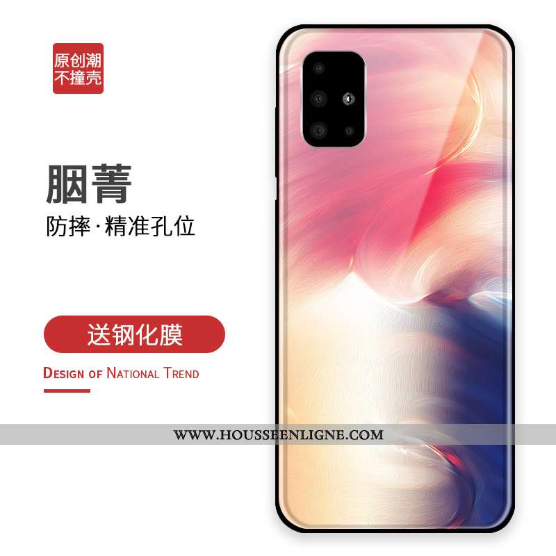 Housse Samsung Galaxy A71 Silicone Protection Vert Coque Incassable Tout Compris Étoile Verte