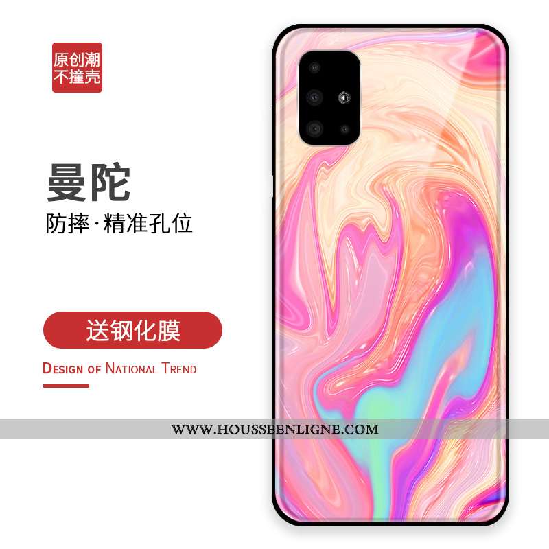 Housse Samsung Galaxy A71 Silicone Protection Vert Coque Incassable Tout Compris Étoile Verte