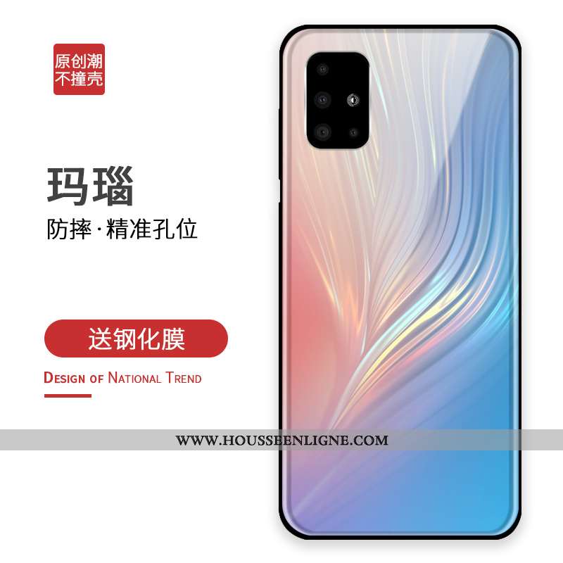 Housse Samsung Galaxy A71 Silicone Protection Vert Coque Incassable Tout Compris Étoile Verte
