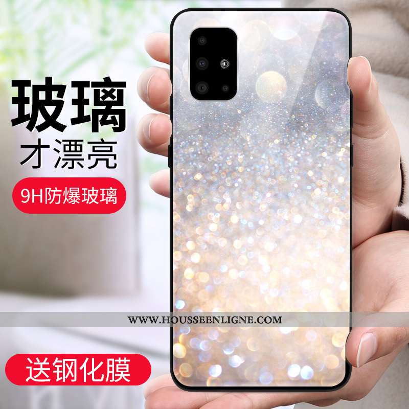Housse Samsung Galaxy A71 Silicone Protection Vert Coque Incassable Tout Compris Étoile Verte