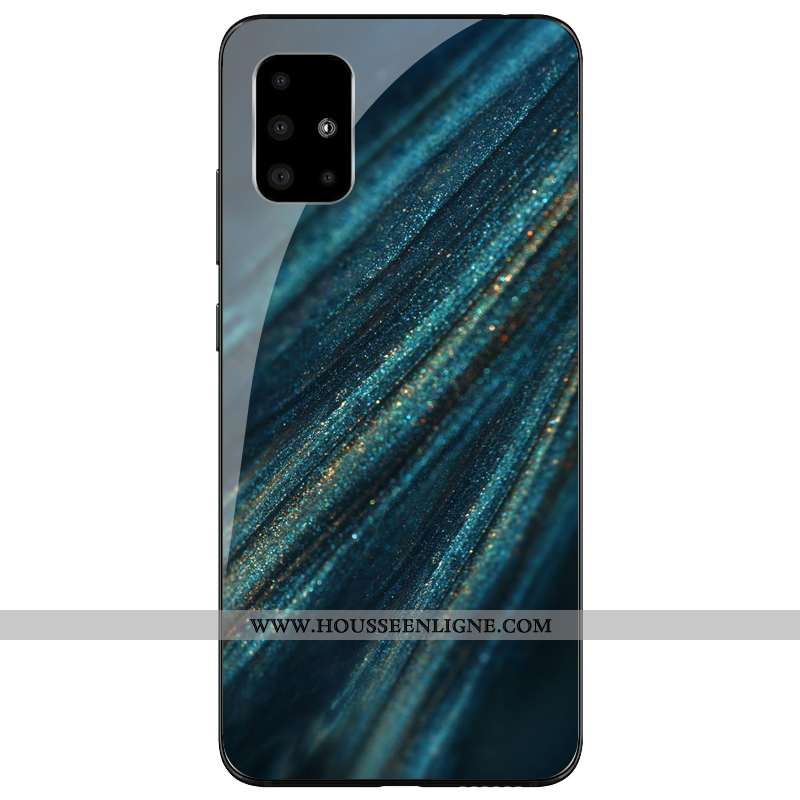 Housse Samsung Galaxy A71 Silicone Protection Vert Coque Incassable Tout Compris Étoile Verte
