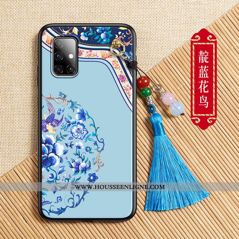 Housse Samsung Galaxy A71 Silicone Protection Étoile Coque Tendance Ornements Suspendus Tout Compris