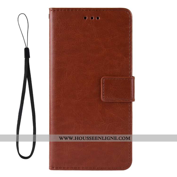 Housse Samsung Galaxy A80 Cuir Personnalité Étui Téléphone Portable Coque Carte Portefeuille Noir