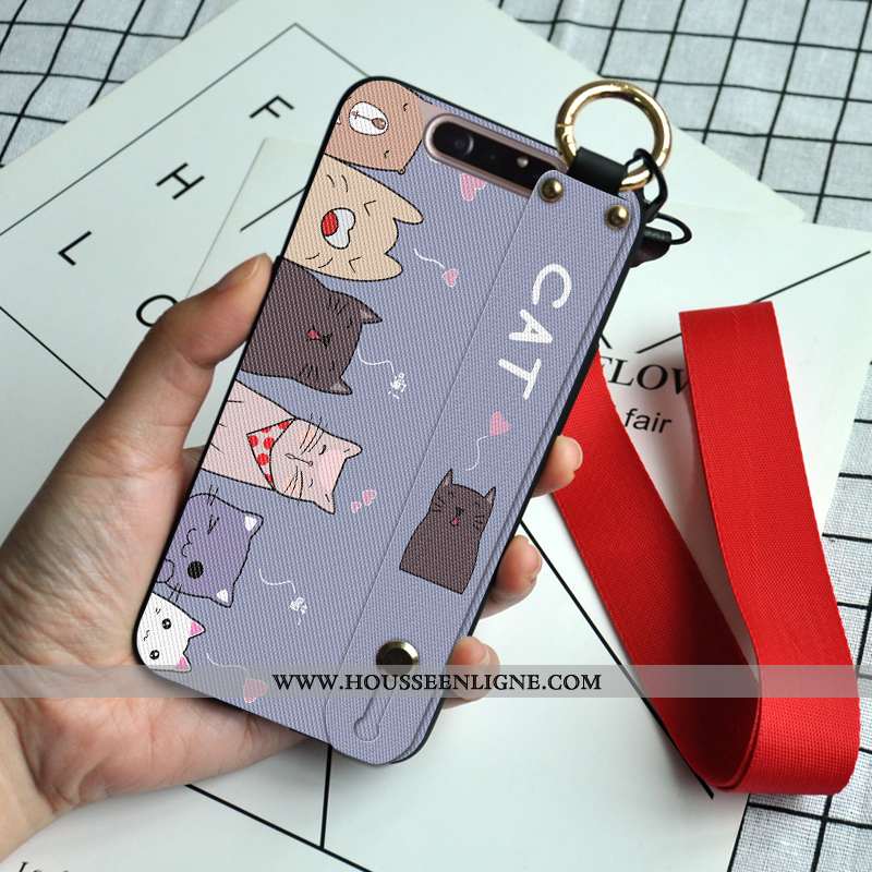 Housse Samsung Galaxy A80 Dessin Animé Tendance Support Incassable Protection Étoile Frais Blanche