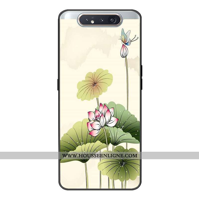 Housse Samsung Galaxy A80 Personnalité Tendance Fluide Doux Étui Personnalisé Tout Compris Coque Ros